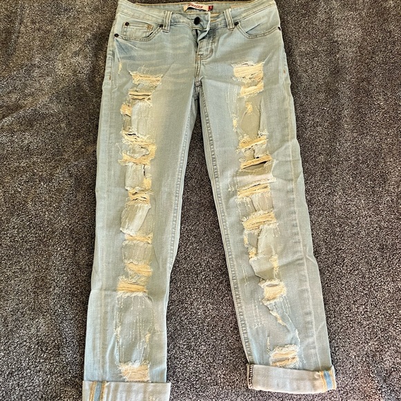 Eunina Sexy boyfriend Jeans with rips - Picture 4 of 4